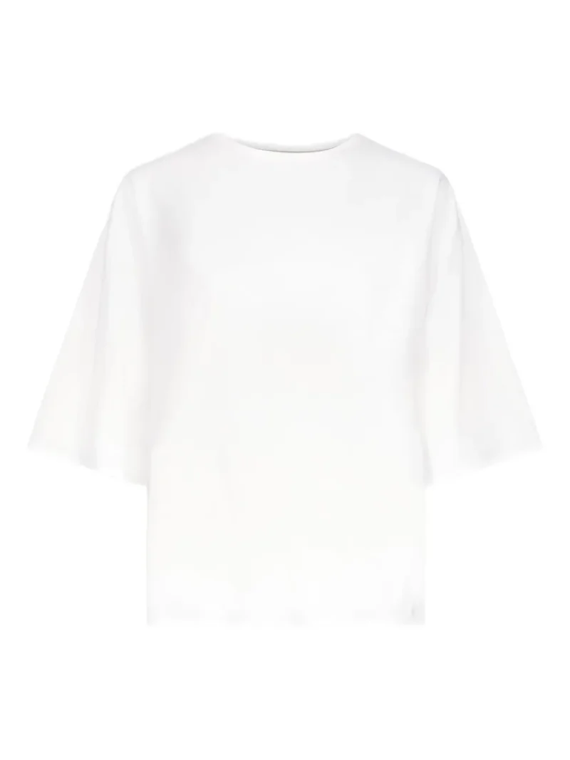 Tricou LouLou De Saison Osis drop-shoulder alb