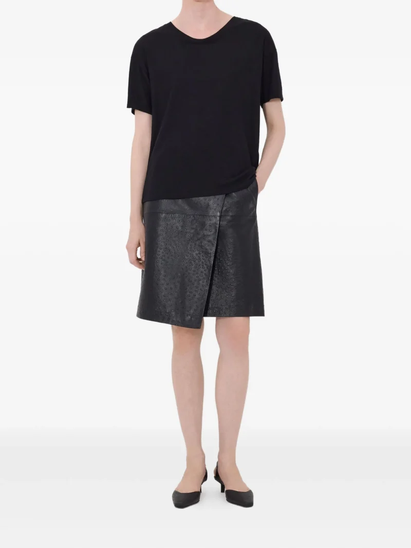 Alternative view of Tricou LouLou De Saison short-sleeve ribbed negru