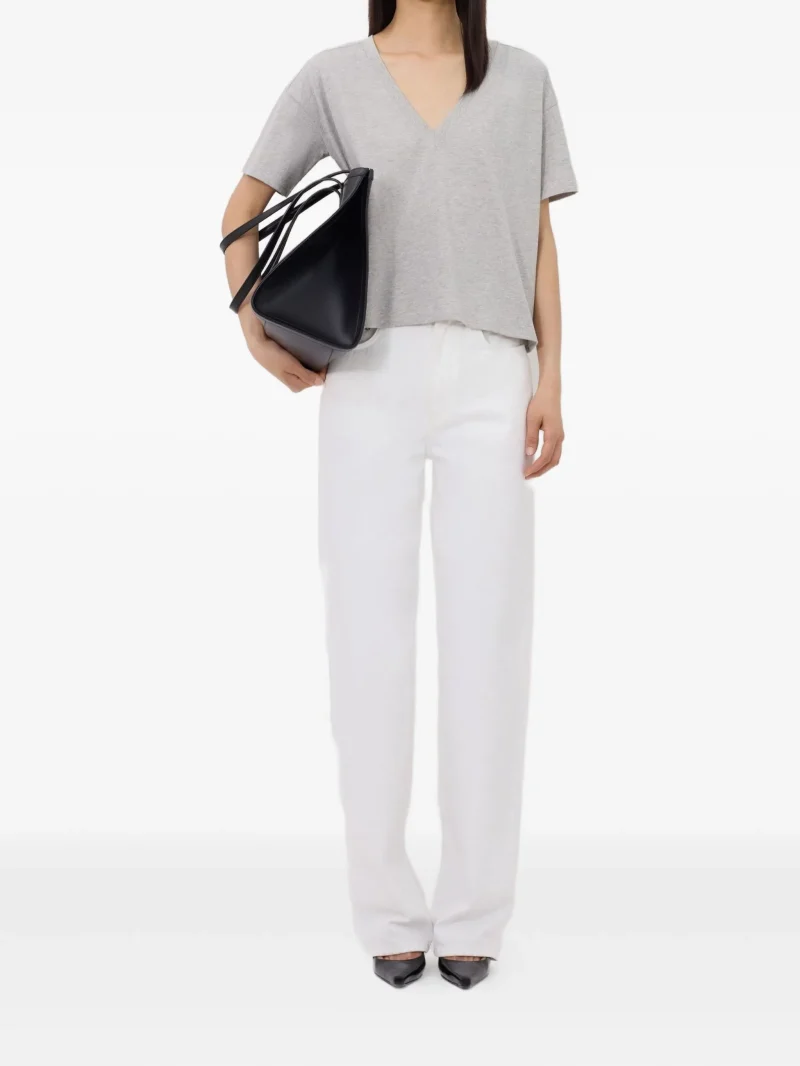 Alternative view of Tricou LouLou De Saison v-neck gri