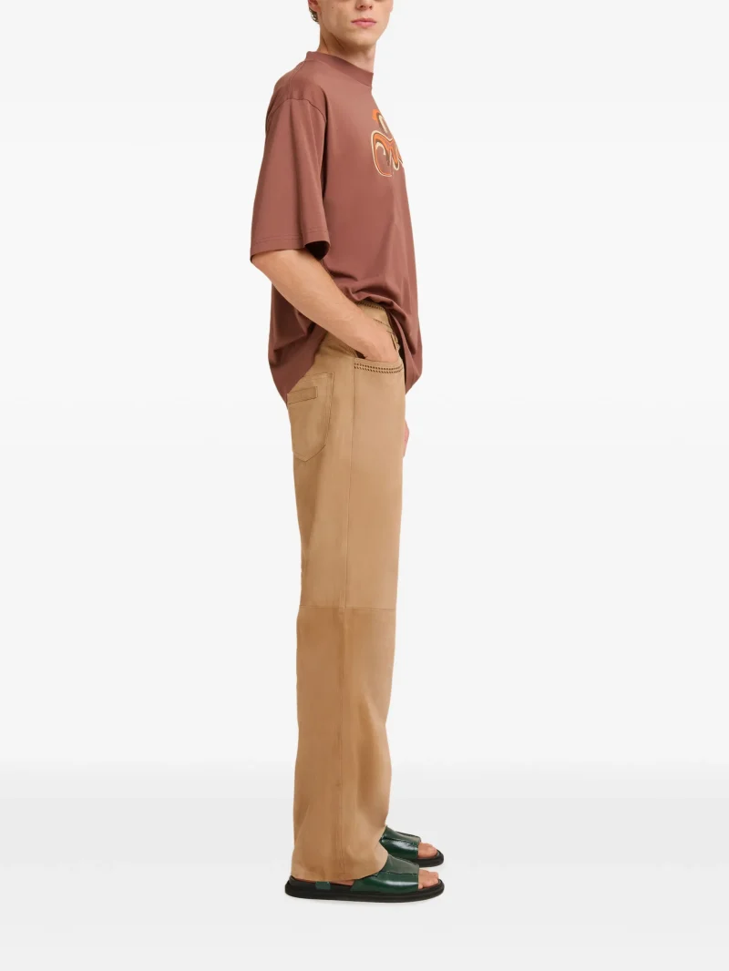 Alternative view of Tricou Marni logo-detail short-sleeve maro