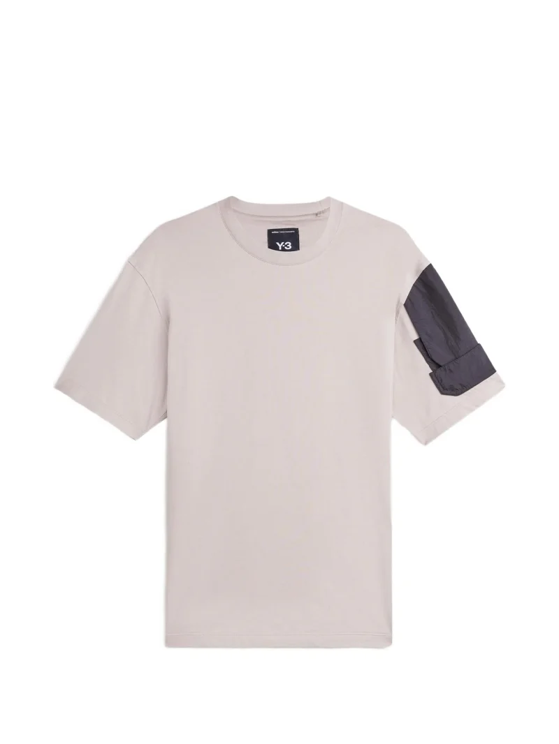 Tricou Y-3 short-sleeve bej
