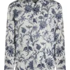 Camasa ETRO Floral bleumarin