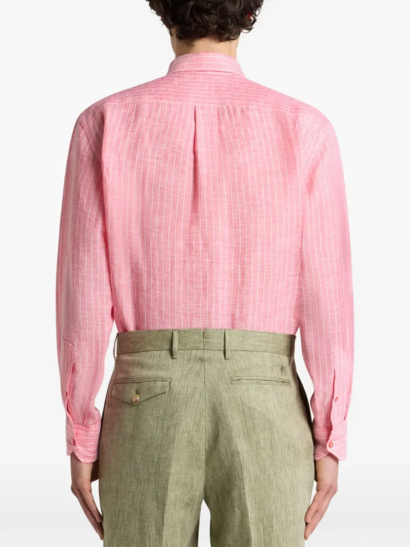 Alternative view of Camasa ETRO Striped Linen roz