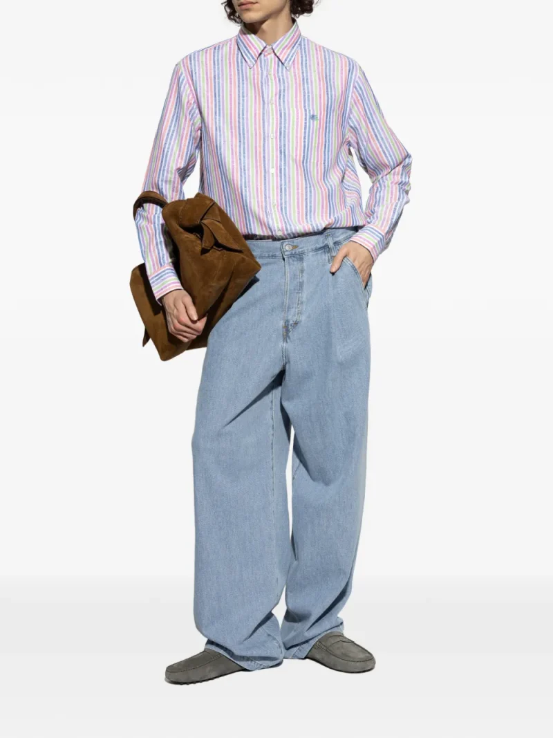 Alternative view of Camasa ETRO Striped Logo multicolor