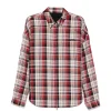 Camasa Juun.J Plaid Zip rosu