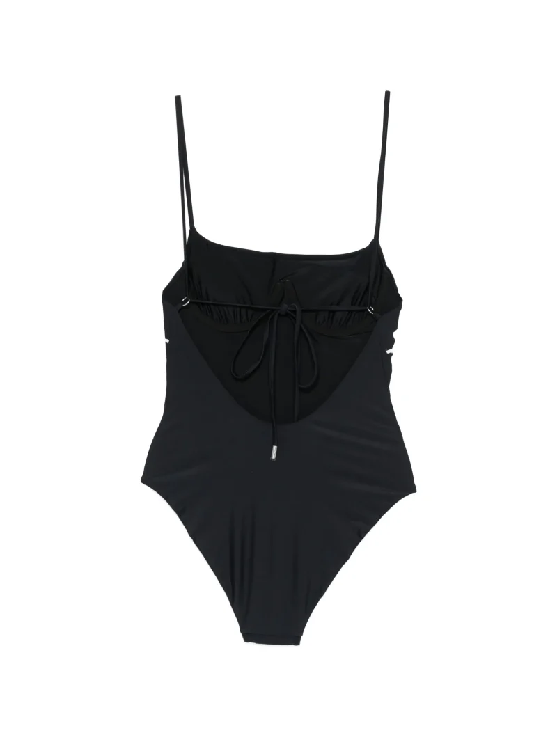 Alternative view of Costum de baie Simkhai Floral-Embroidered negru