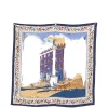 Esarfa Ferragamo Scenic Print bleumarin
