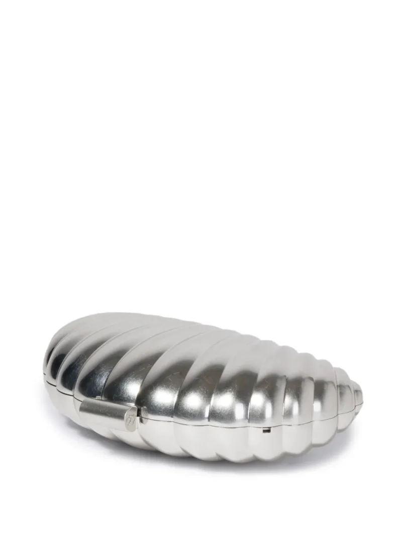 Alternative view of Geanta clutch Simkhai Monet Shell-Motif argintiu