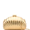 Geanta clutch Simkhai Monet Shell-Motif auriu