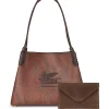 Geanta ETRO Small Paisley Libra Tote maro