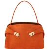 Geanta Ferragamo Hug Soft Shoulder portocaliu