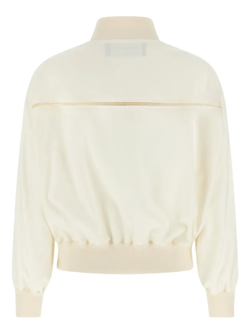 Alternative view of Jacheta Fabiana Filippi Zip-up Bomber alb