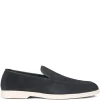 Loafers Doucal's Suede bleumarin