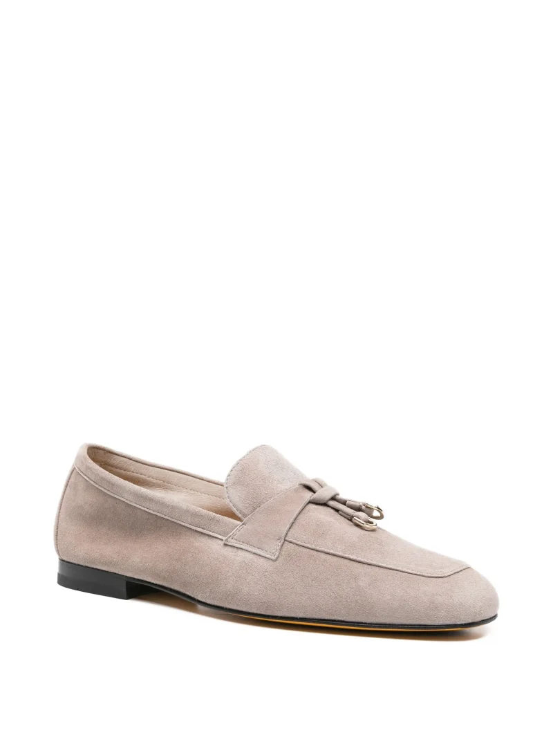 Alternative view of Loafers Doucal's Tassel Suede gri