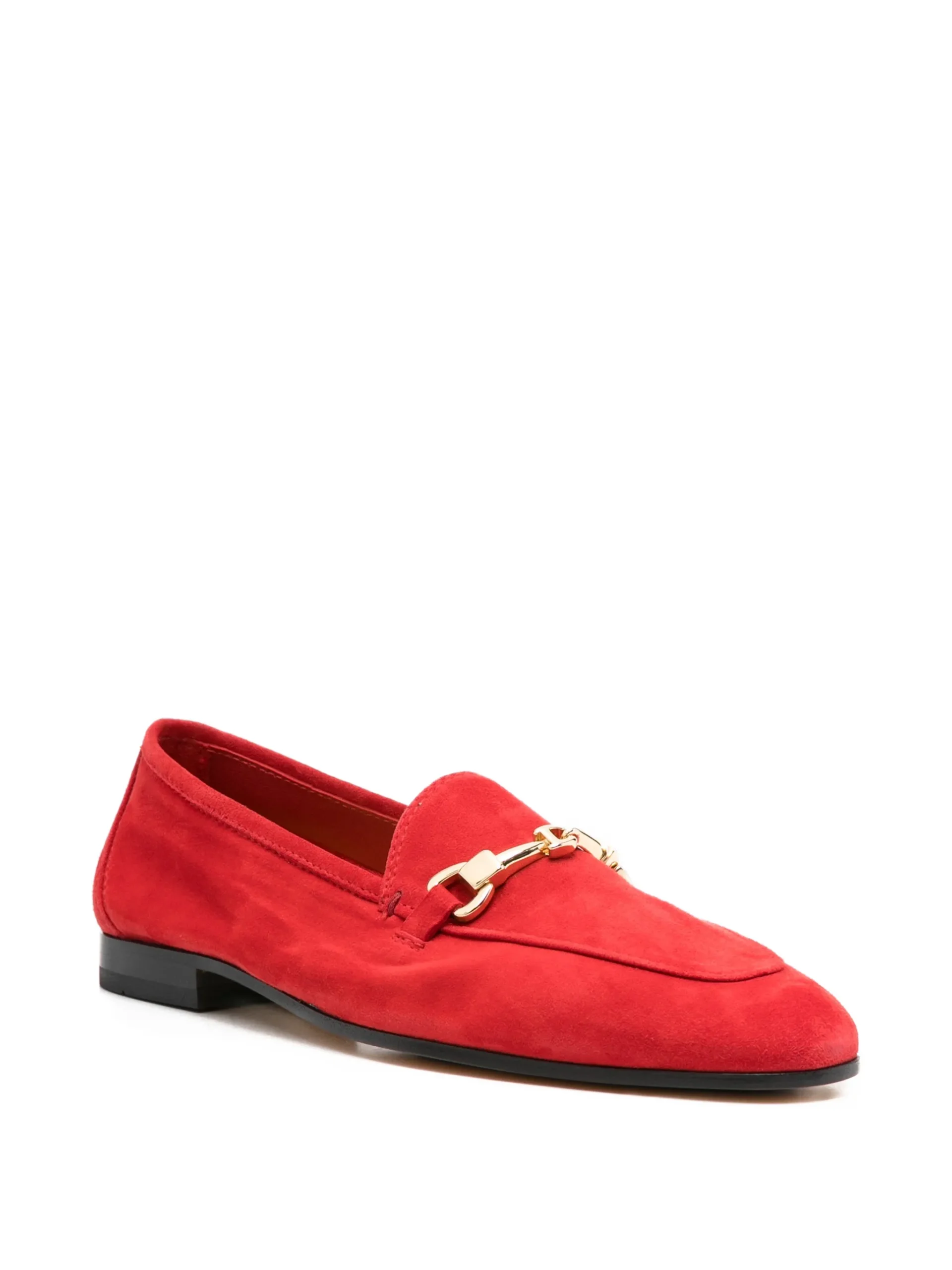 Mocasini Doucal's Hardware Suede rosu - imagine 3