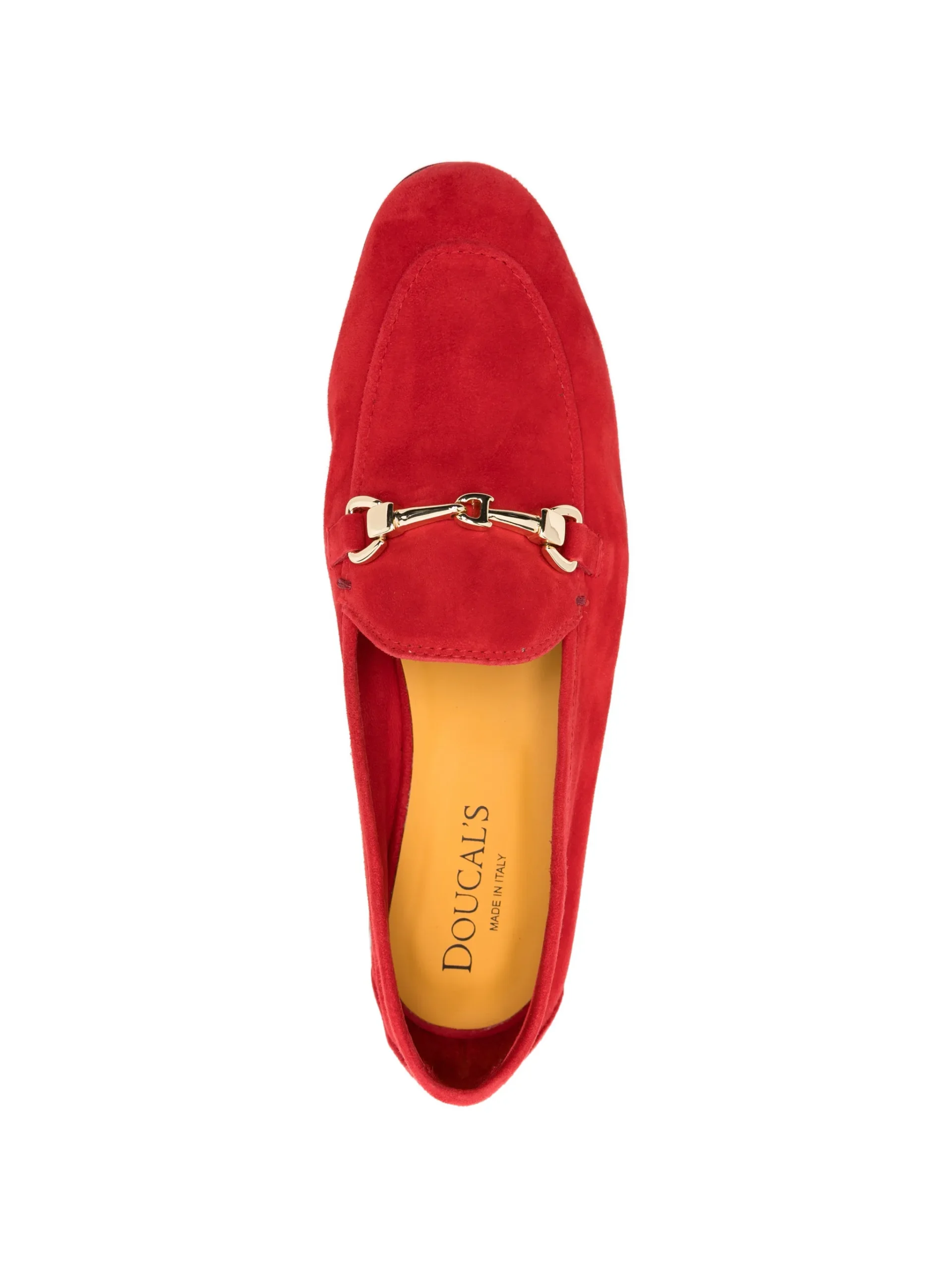 Mocasini Doucal's Hardware Suede rosu - imagine 4