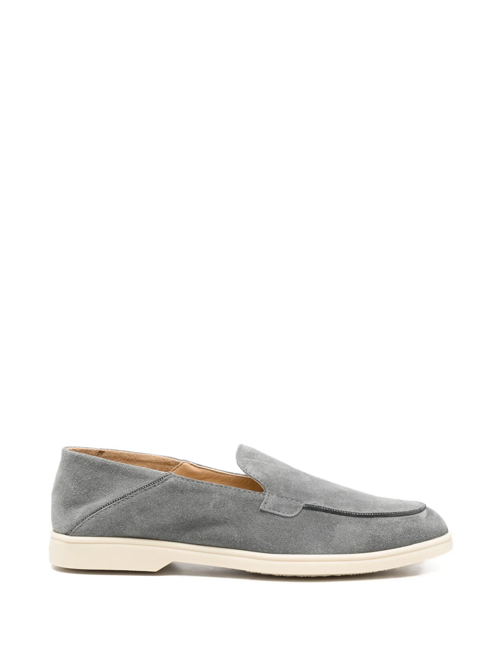 Mocasini Doucal's Noara Topstitched gri