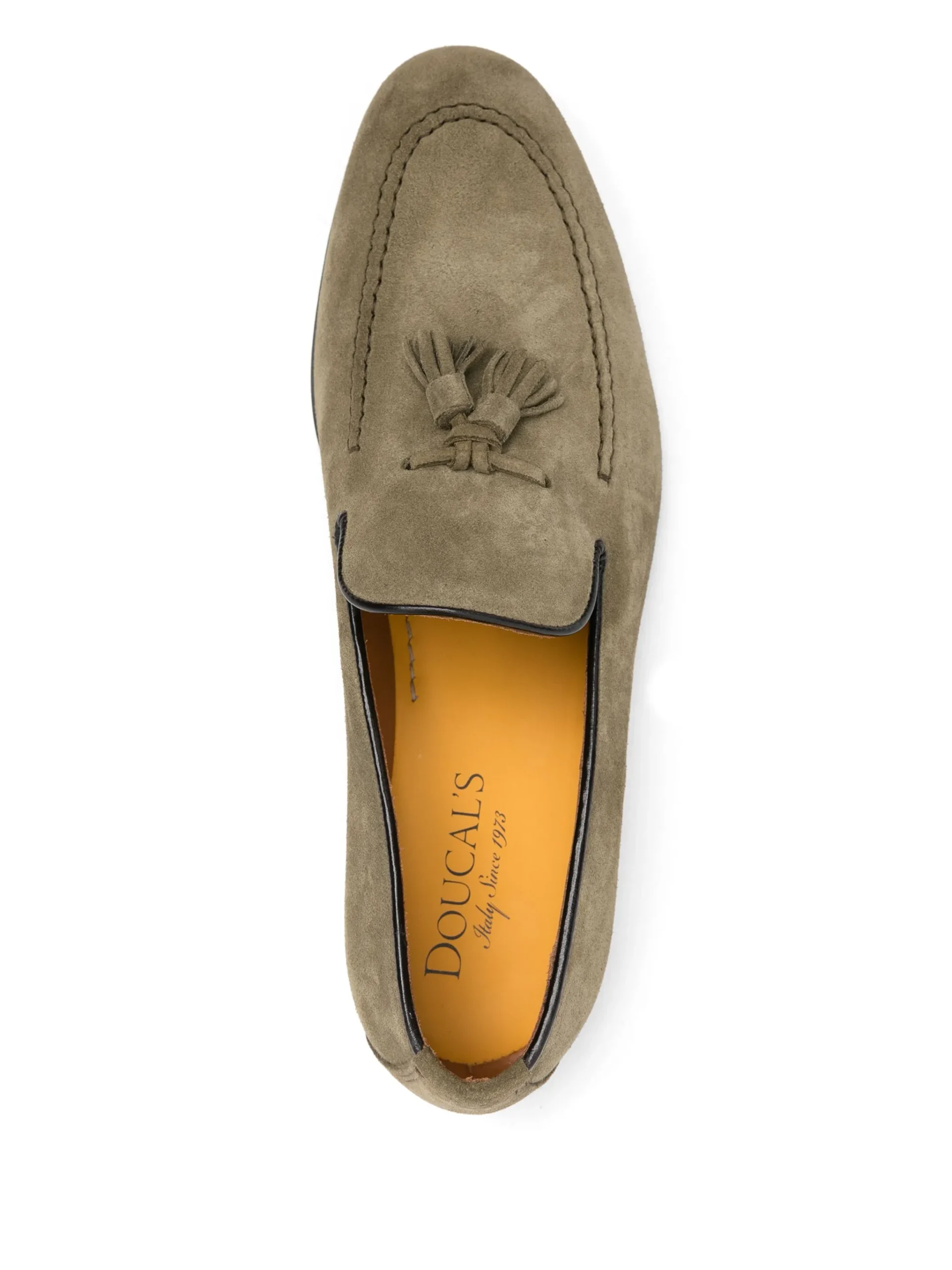Mocasini Doucal's Suede Derby khaki - imagine 4