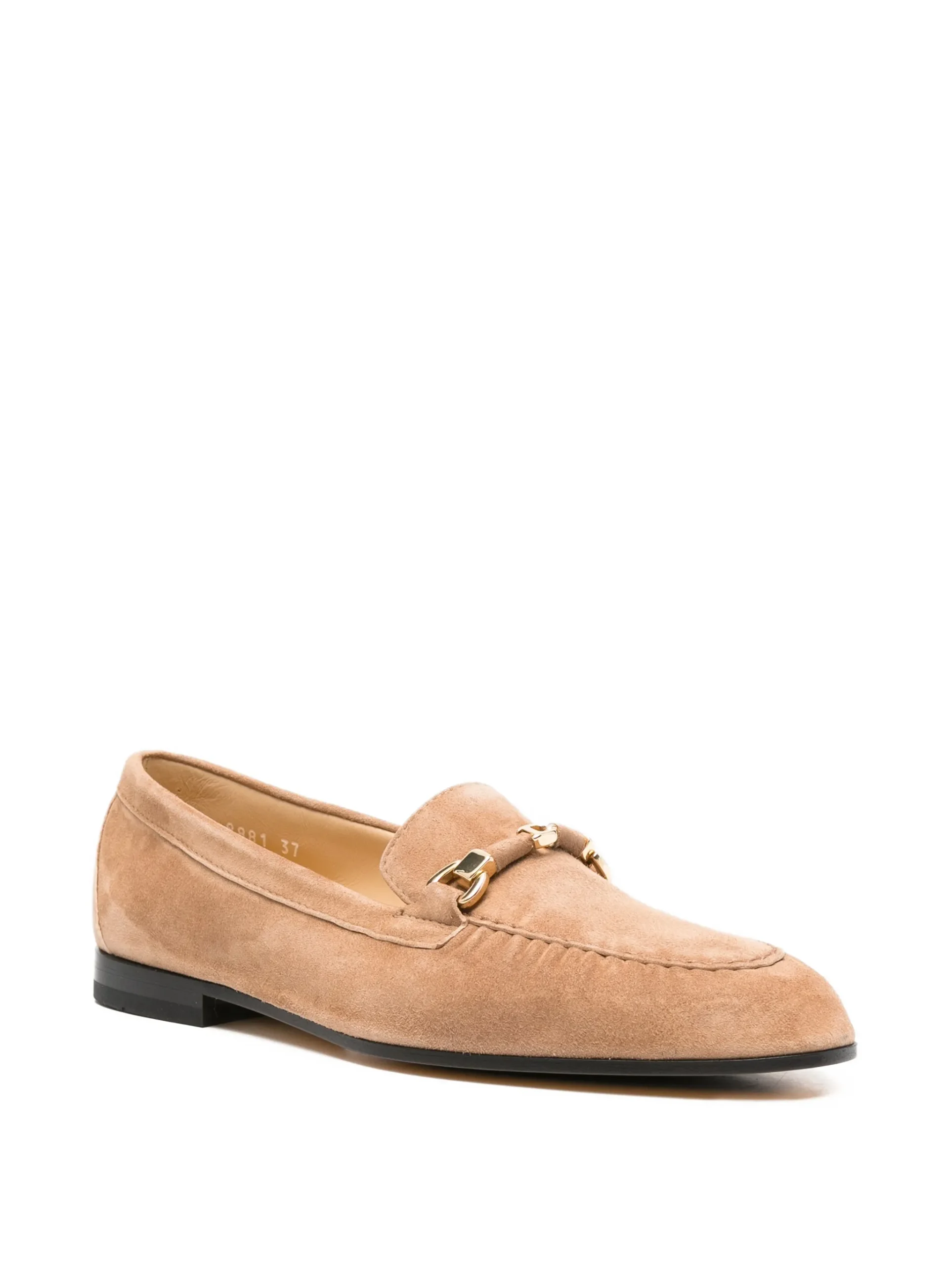 Mocasini Doucal's Suede Hardware bej - imagine 3