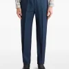 Pantaloni ETRO Drawstring-Waist bleumarin