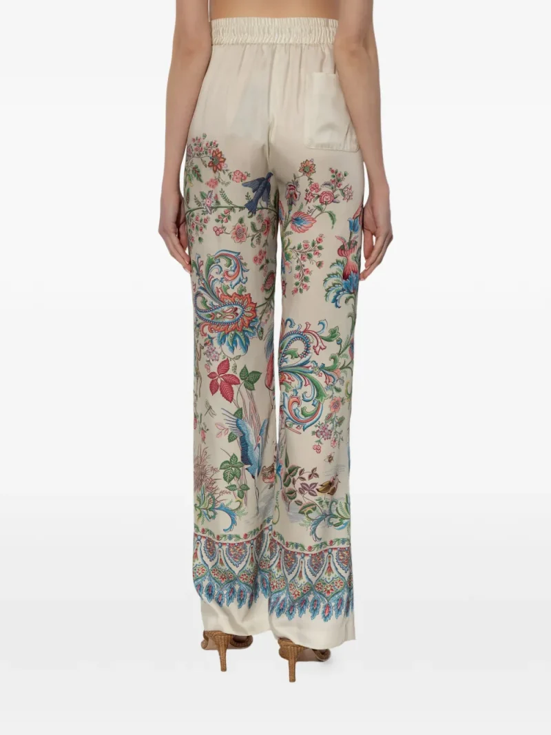 Alternative view of Pantaloni ETRO Floral-Print bej
