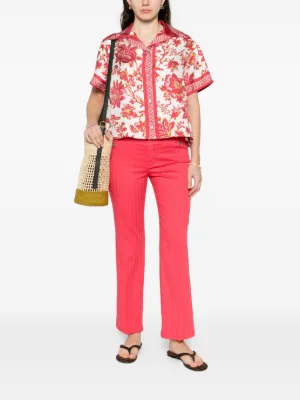 Pantaloni ETRO Front-Poket Straight corai - imagine 4