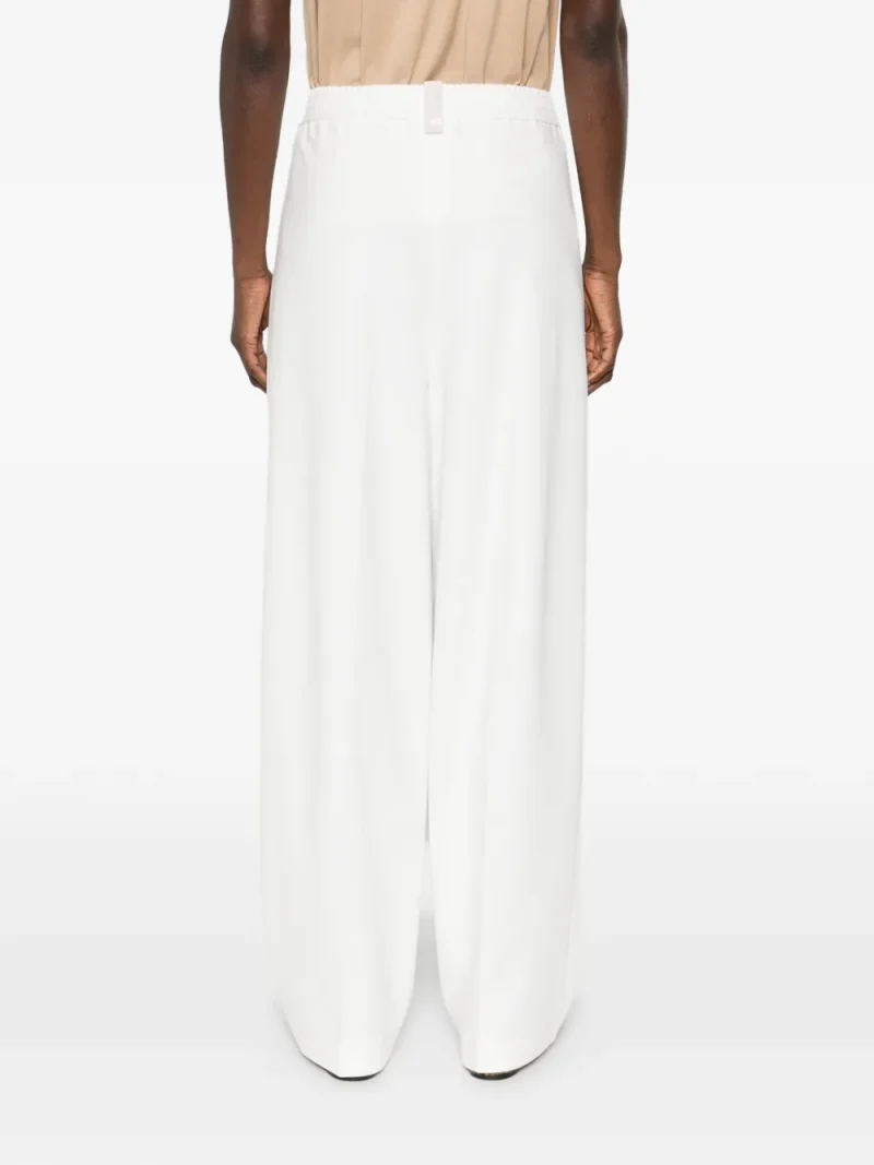 Alternative view of Pantaloni Fabiana Filippi Elasticated-Waist alb