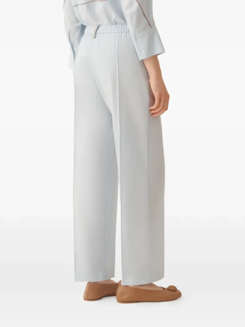 Alternative view of Pantaloni Fabiana Filippi Elasticated-Waist albastru