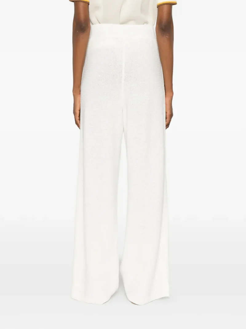 Alternative view of Pantaloni Fabiana Filippi Knitted alb
