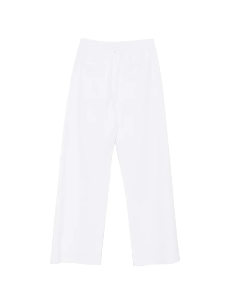 Pantaloni Lorena Antoniazzi Drawstring alb