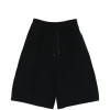 Pantaloni scurti JUUN.J Logo-Embroidered Drawstring negru