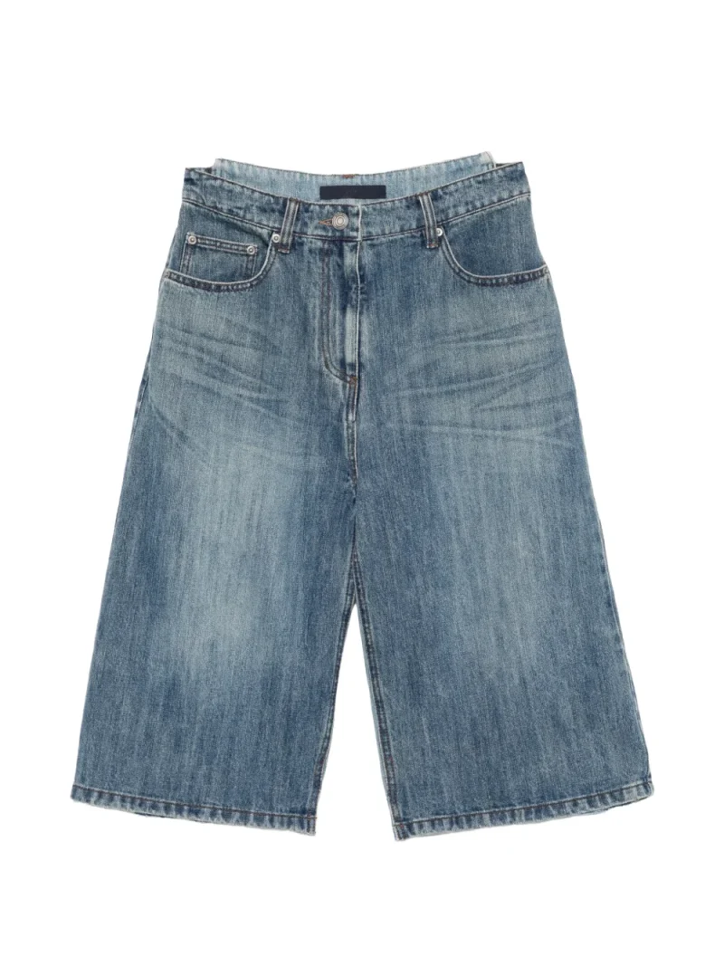 Pantaloni scurti JUUN.J Panelled Denim albastru