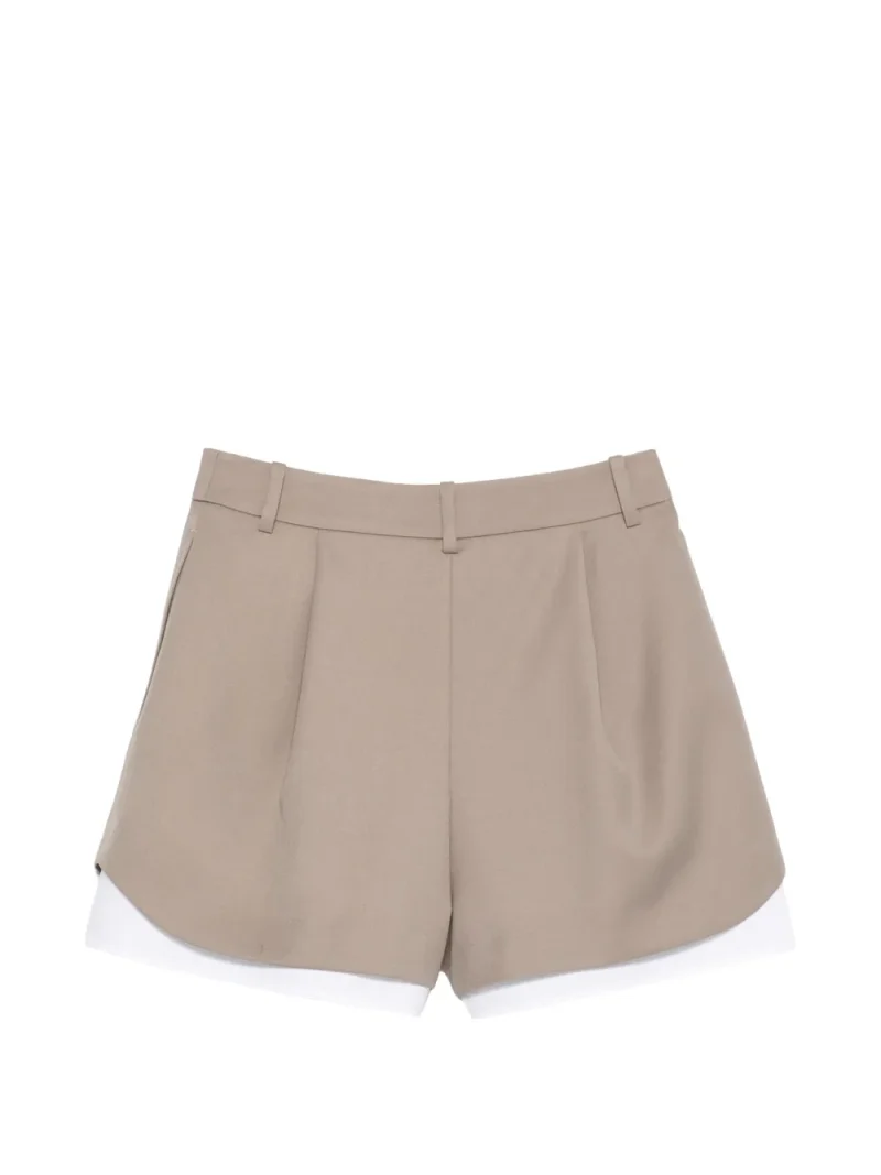 Alternative view of Pantaloni scurti JUUN.J Pleated bej