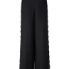 Pantaloni Simkhai Cayman Studded Palazzo negru