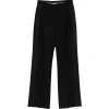 Pantaloni Stella McCartney Pleated Tailored negru