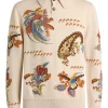 Pulover polo ETRO Jacquard bej
