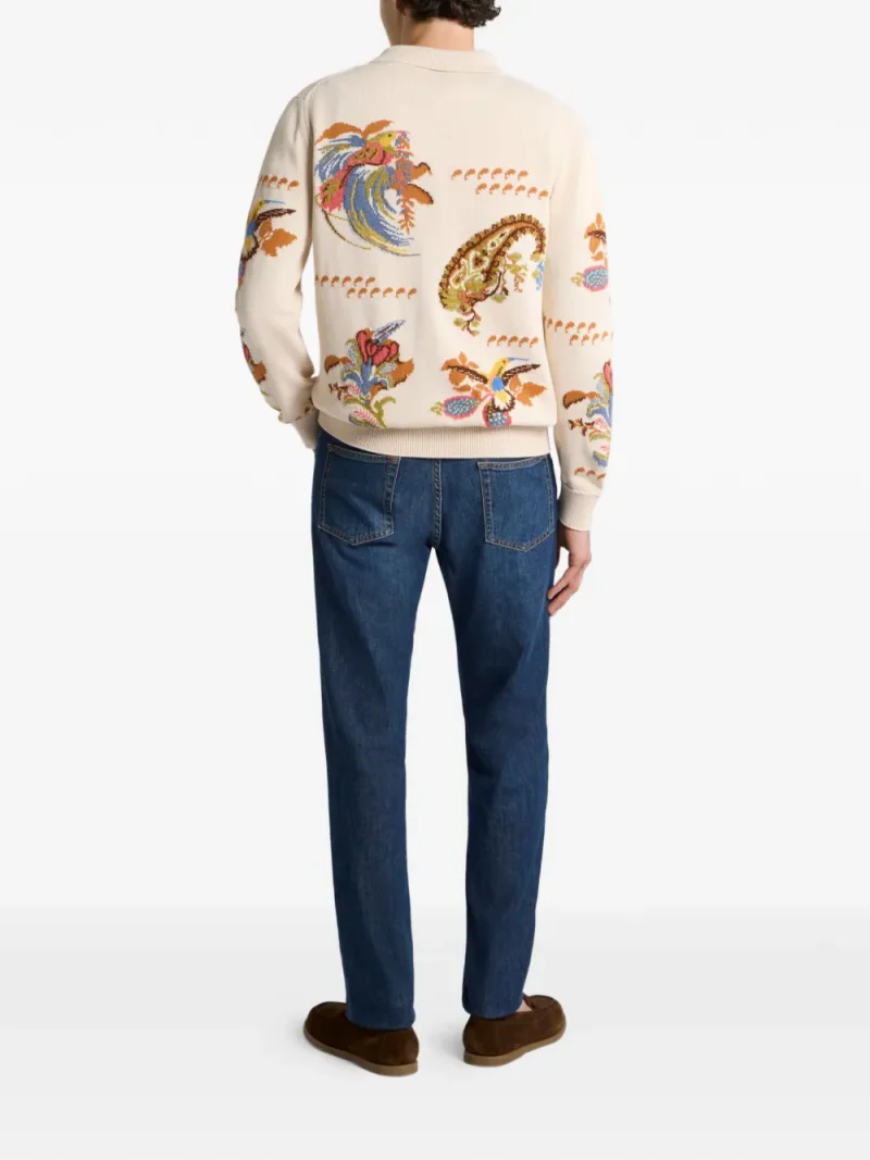 Alternative view of Pulover polo ETRO Jacquard bej