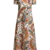 Rochie midi ETRO Paisley-Print multicolor
