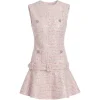 Rochie mini Self-Portrait Bow roz