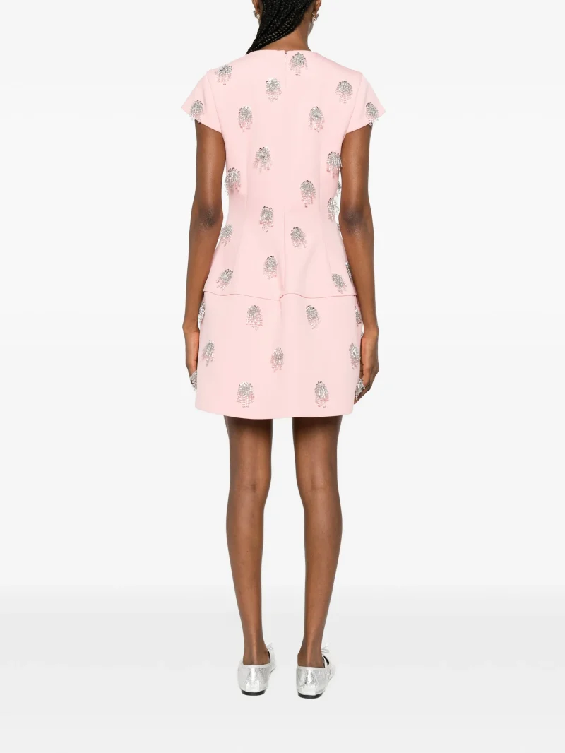 Alternative view of Rochie mini Simkhai Bethanie Twill Embellished roz