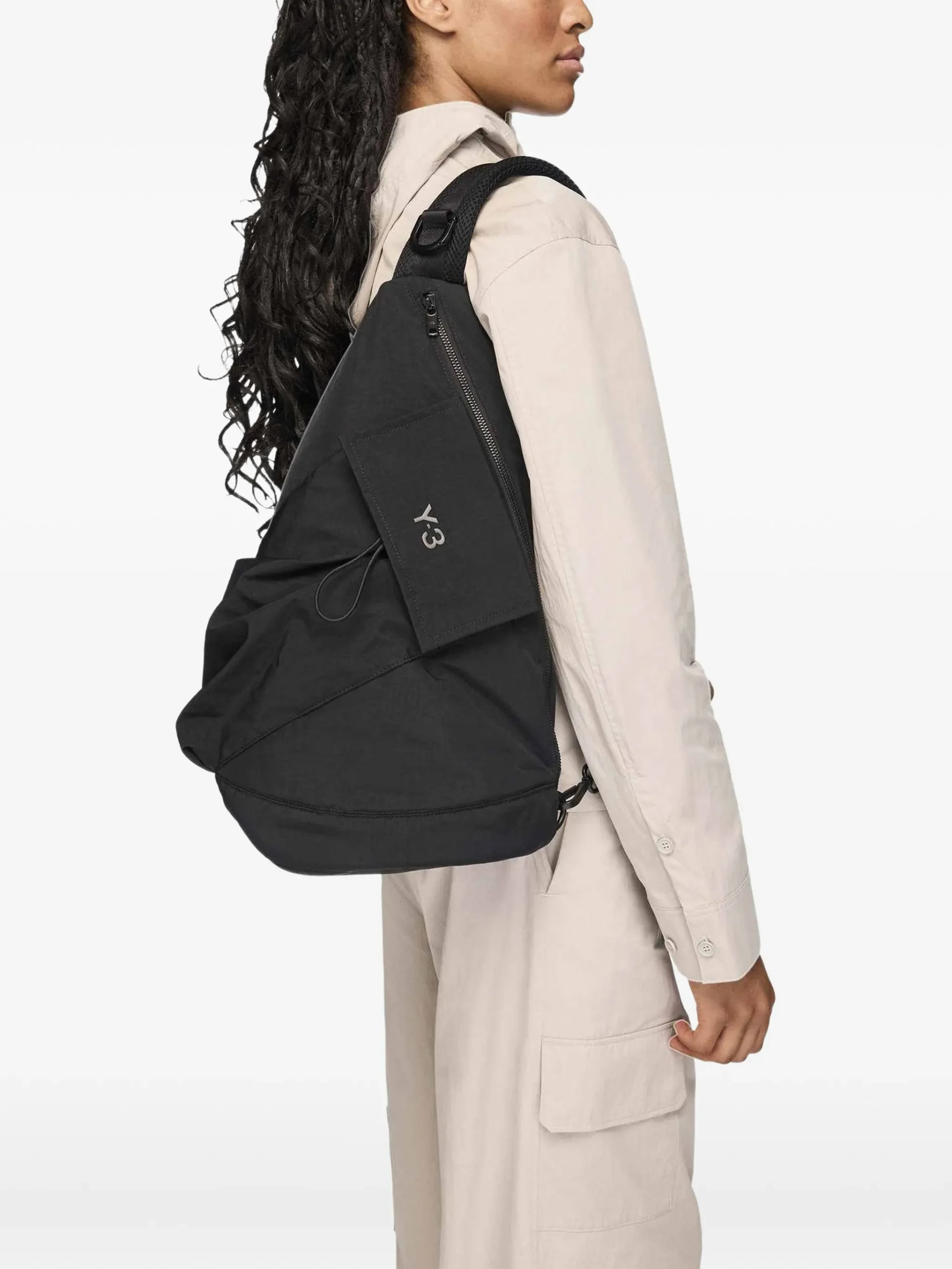 Rucsac Y-3 zip-fastening shoulder negru - imagine 2