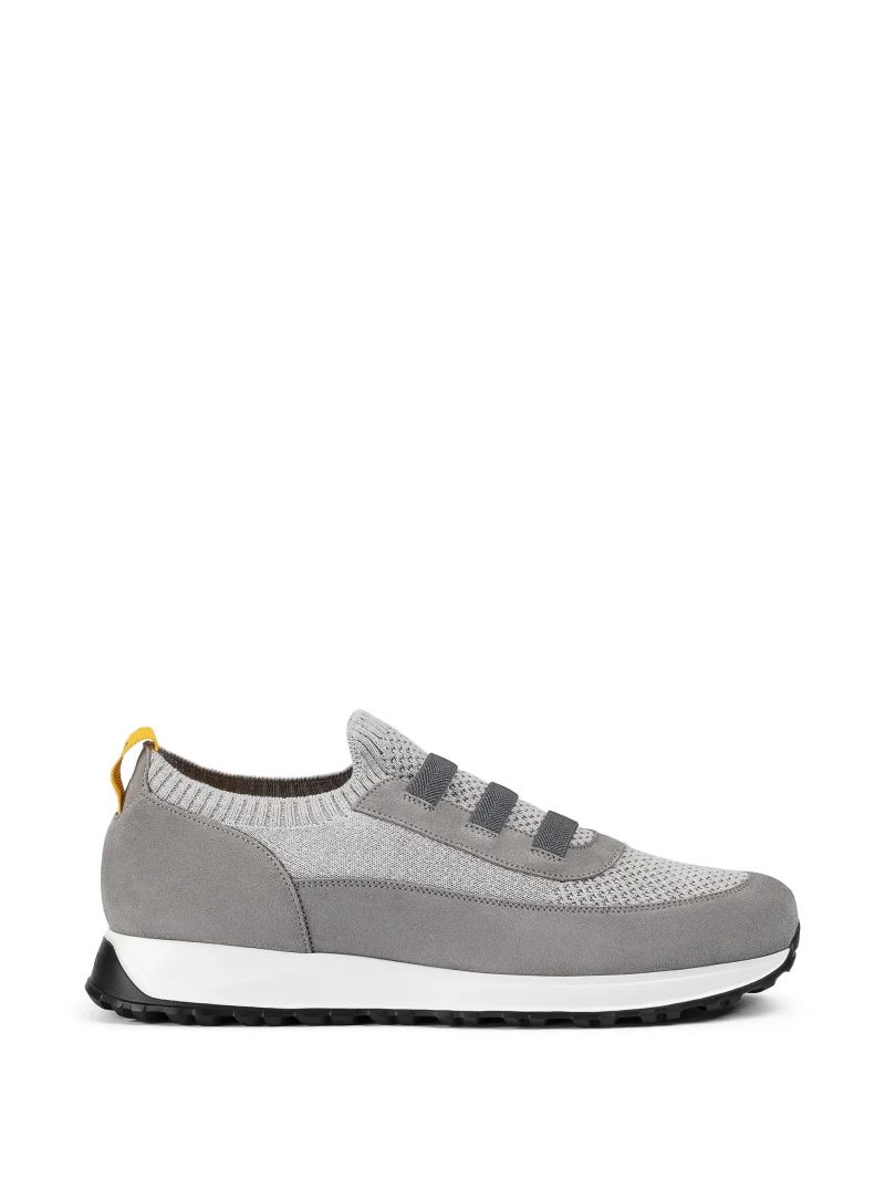 Sneakers Doucal's Suede Panelled gri