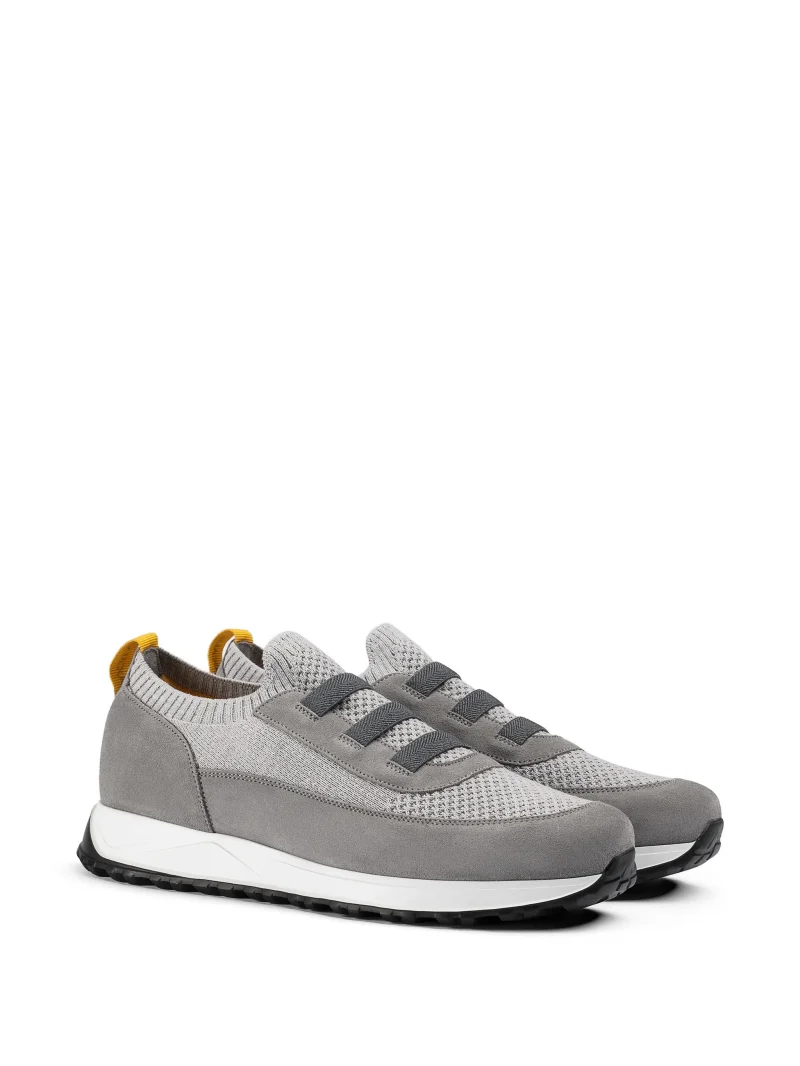 Alternative view of Sneakers Doucal's Suede Panelled gri