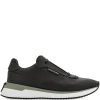 Sneakers Ferragamo Lace-Up Leather Low-Top negru
