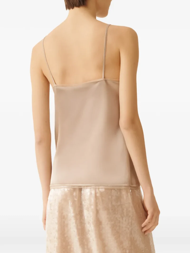 Alternative view of Top Fabiana Filippi Sweetheart-Neckline Lingerie bej