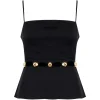 Top Simkhai Studded negru