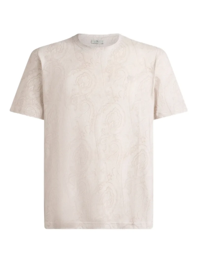 Tricou ETRO Arnica-Motif bej