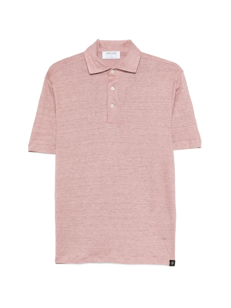 Tricou Gran Sasso Logo-Patch roz
