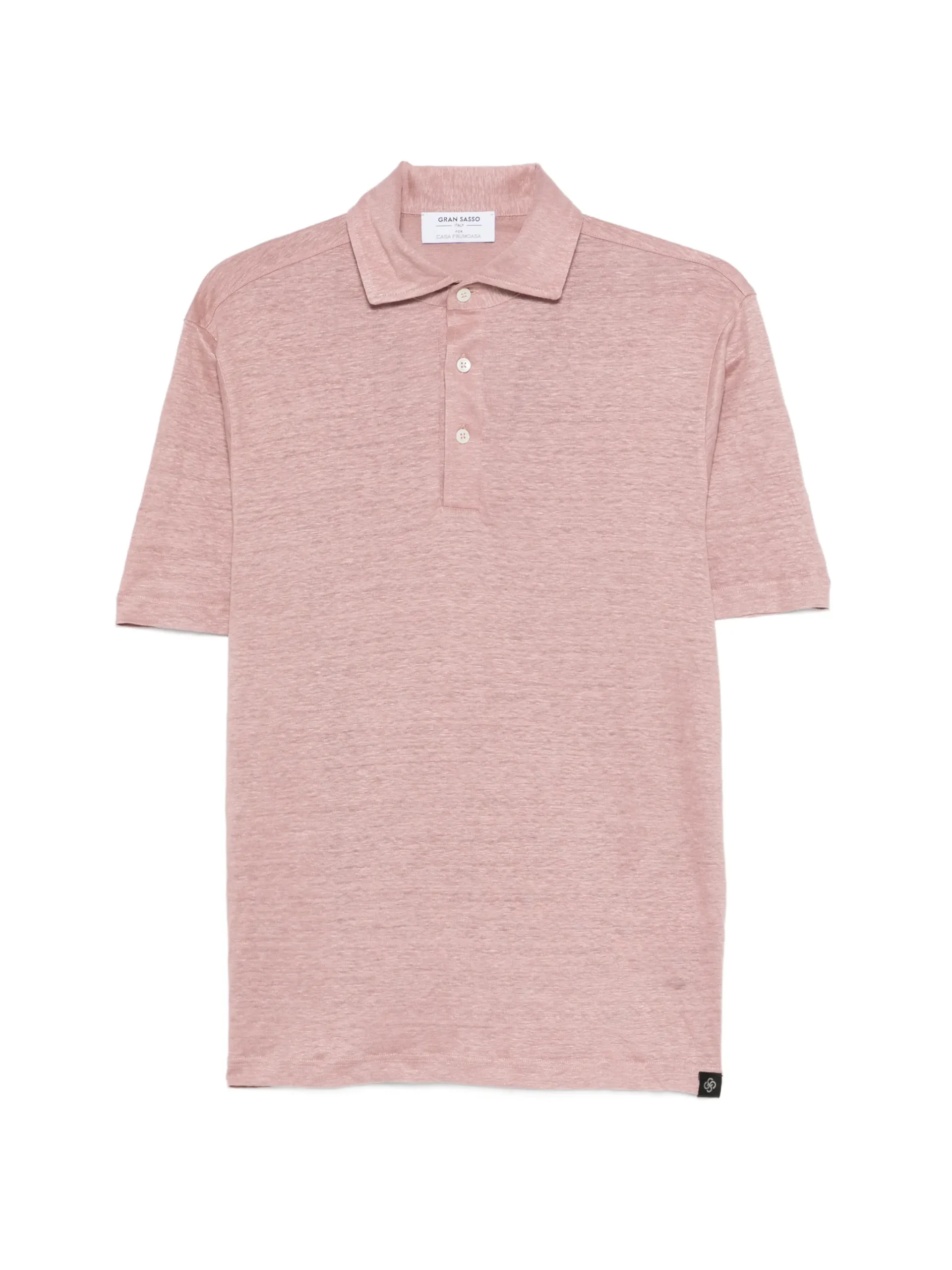 Tricou Gran Sasso Logo-Patch roz