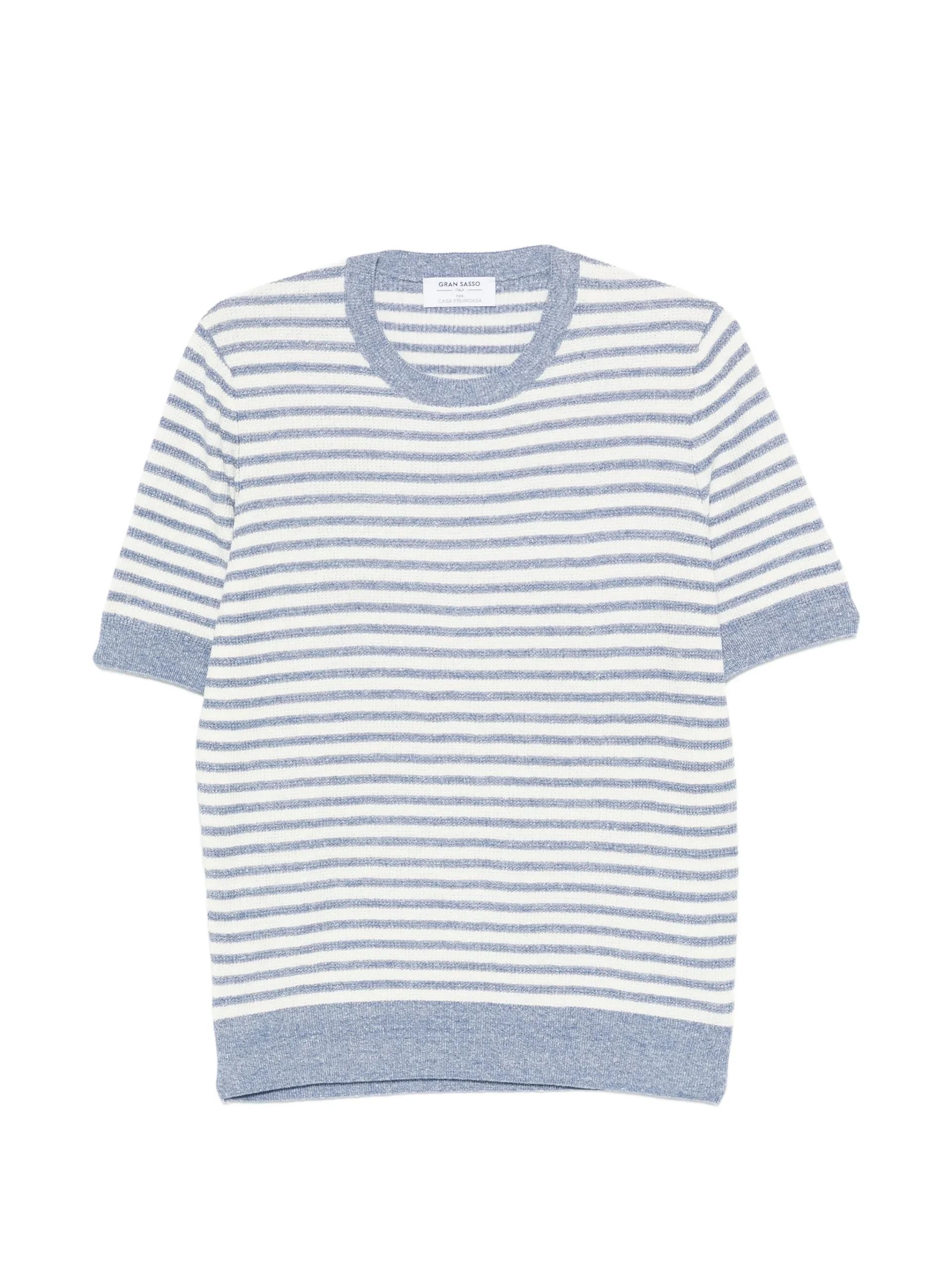 Tricou Gran Sasso Stripped albastru